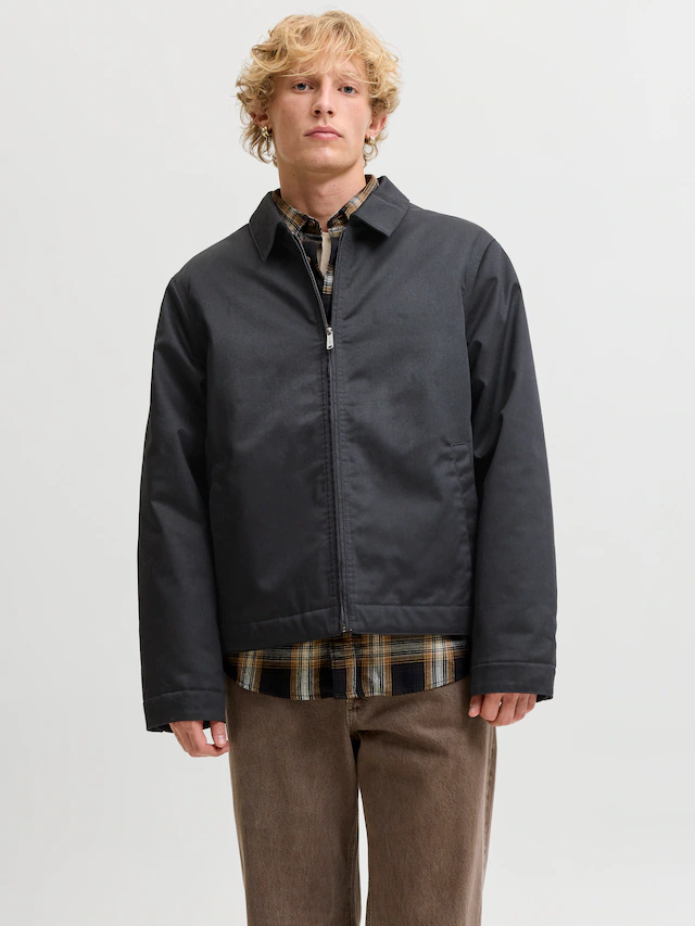 Jack & Jones Kurzjacke »JJECOLTON WORKER JACKET NOOS« Materialmix, regular fit