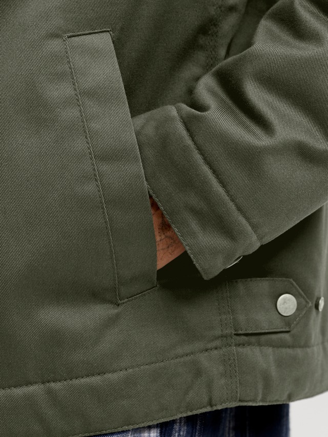 Jack & Jones Kurzjacke »JJECOLTON WORKER JACKET NOOS« Materialmix, regular fit