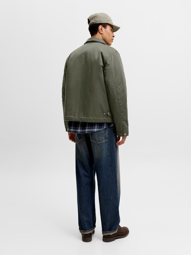 Jack & Jones Kurzjacke »JJECOLTON WORKER JACKET NOOS« Materialmix, regular fit