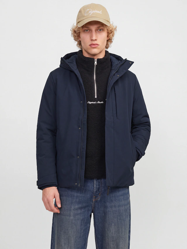 Jack & Jones Kurzjacke »JJEKEEN JACKET AW26 SN« mit Kapuze Kunstfaser, regular fit
