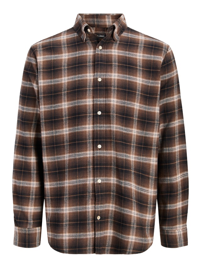 Jack & Jones Langarmhemd »JJEFIELD CHECK SHIRT LS SN« Baumwolle, normal geschnitten
