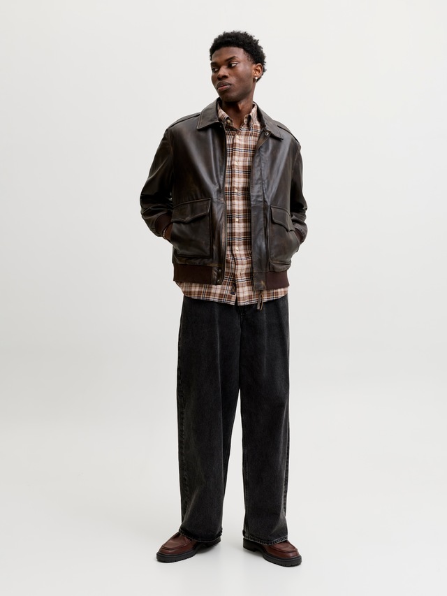 Jack & Jones Langarmhemd »JJEFIELD CHECK SHIRT LS SN« Baumwolle, normal geschnitten