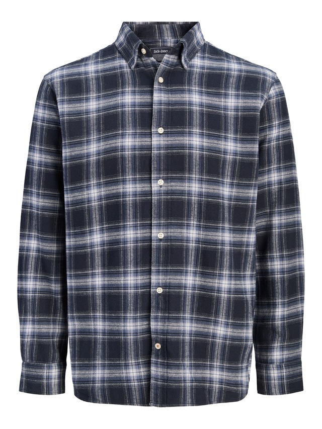 Jack & Jones Langarmhemd »JJEFIELD CHECK SHIRT LS SN« Baumwolle, normal geschnitten