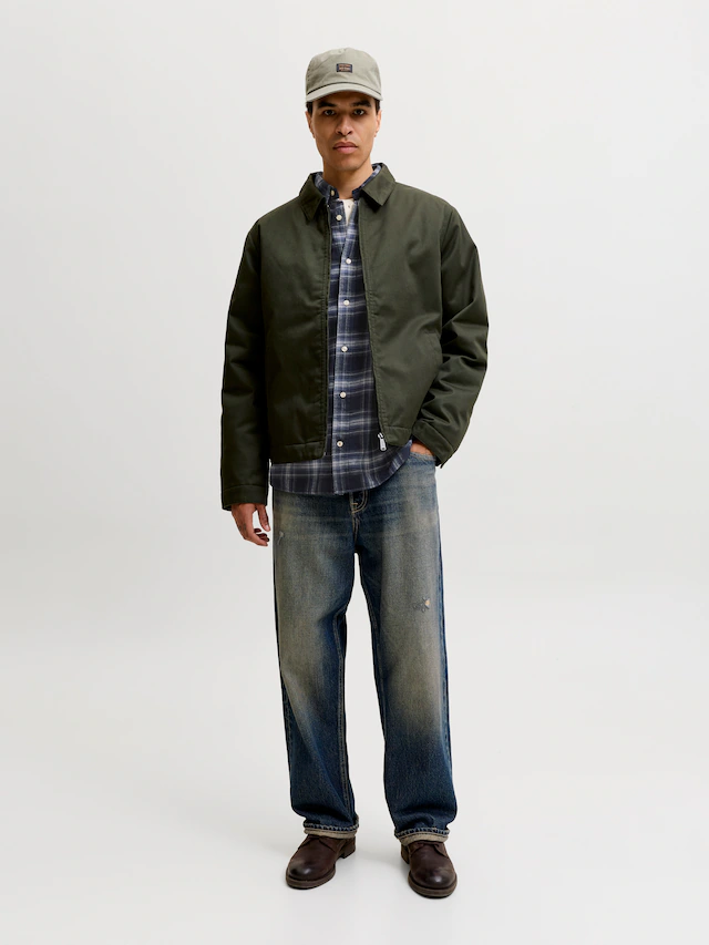 Jack & Jones Langarmhemd »JJEFIELD CHECK SHIRT LS SN« Baumwolle, normal geschnitten