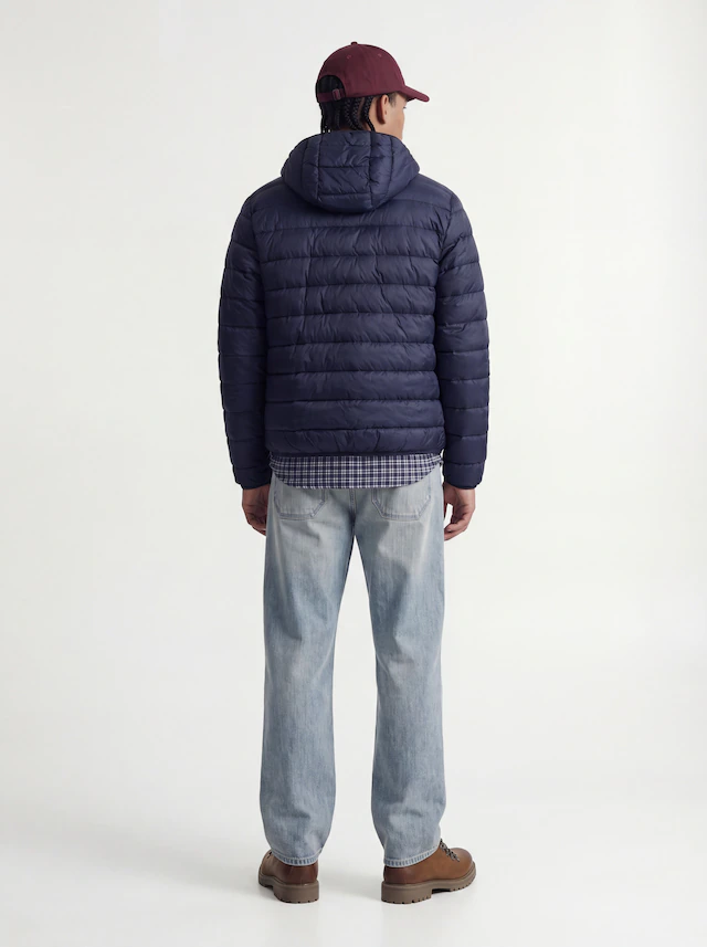 Jack & Jones Steppjacke »JJEBERG LIGHT DOWN PUFFER HOOD NOOS« mit Kapuze Kunstfaser, normal geschnitten