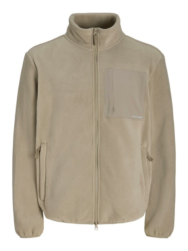 Jack & Jones Fleecejacke »JJEMASON FLEECE SN« Kunstfaser, regular fit