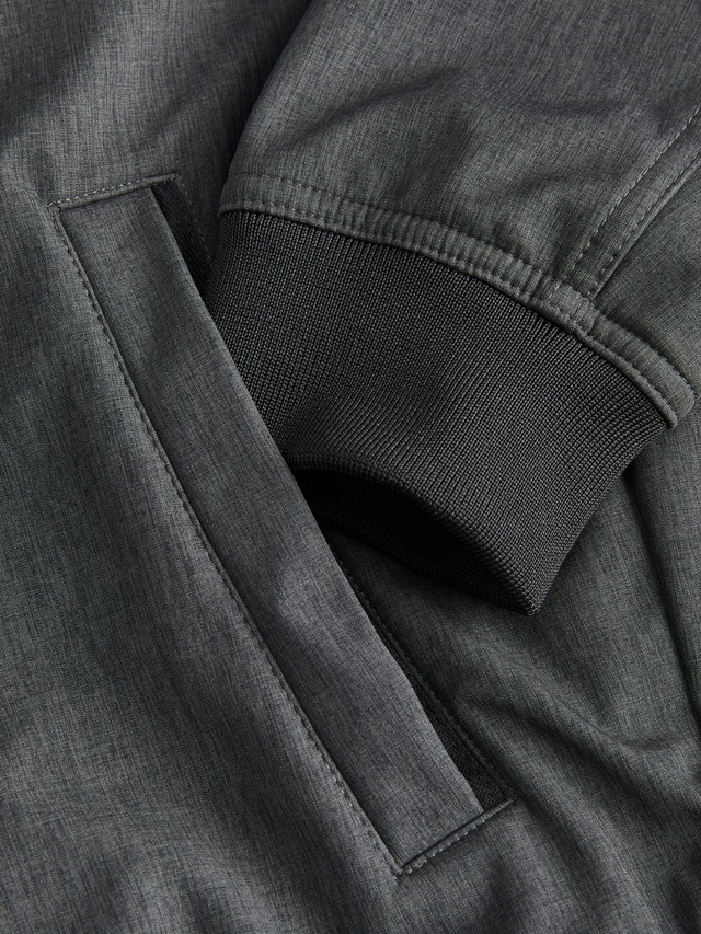 Jack & Jones Softshelljacke »JJELIAM SOFTSHELL BOMBER NOOS« Kunstfaser, regular fit