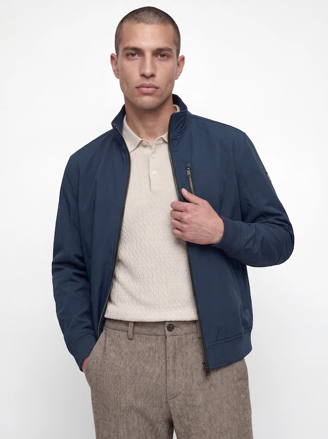 Jack & Jones Softshelljacke »JJELIAM SOFTSHELL BOMBER NOOS« Kunstfaser, regular fit
