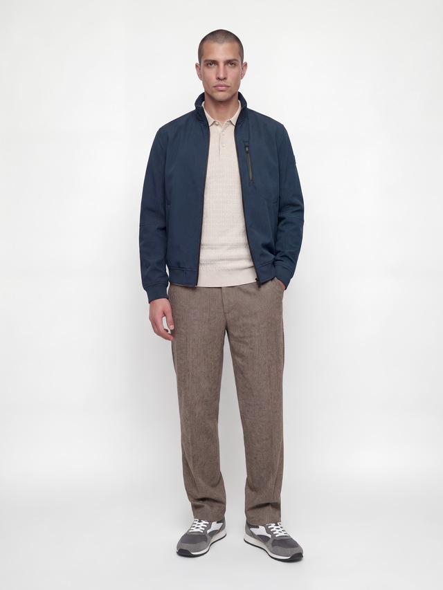 Jack & Jones Softshelljacke »JJELIAM SOFTSHELL BOMBER NOOS« Kunstfaser, regular fit