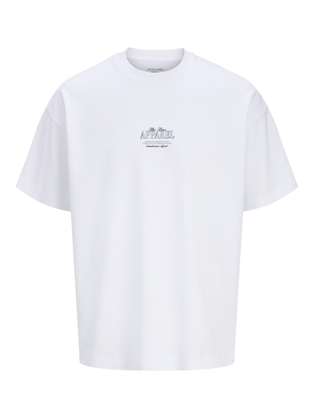 Jack & Jones T-Shirt »JJEBARRON STUDIO TEE SS O-NECK SN« Baumwollmischung, loose fit
