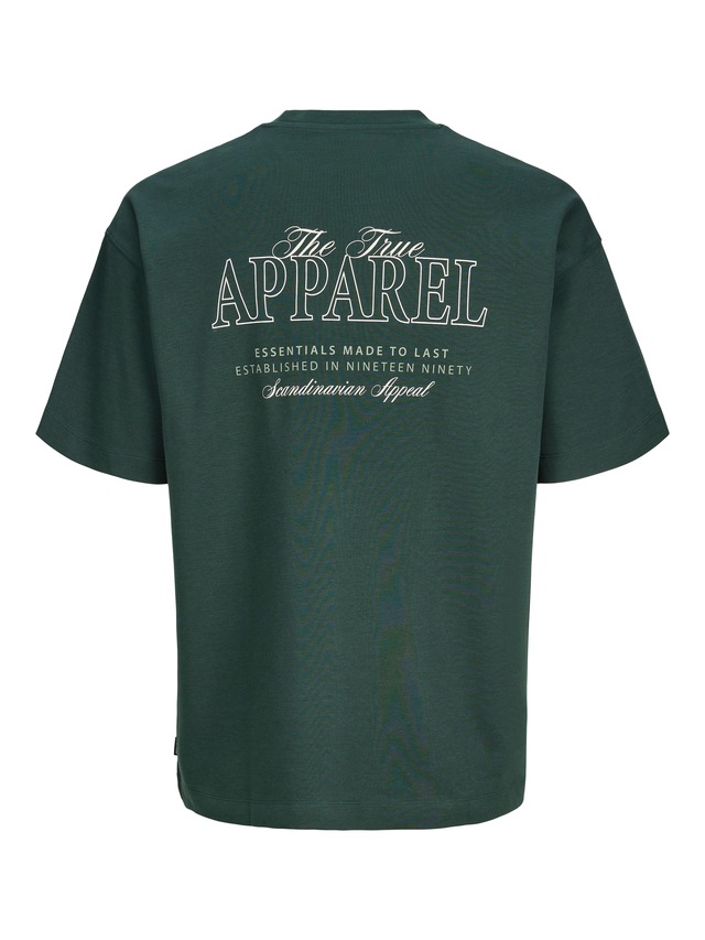 Jack & Jones T-Shirt »JJEBARRON STUDIO TEE SS O-NECK SN« Baumwollmischung, loose fit