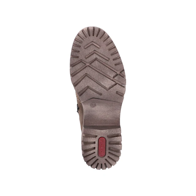 Rieker Winterboots Schnürboots, Schnürstiefelette mit Strickrand