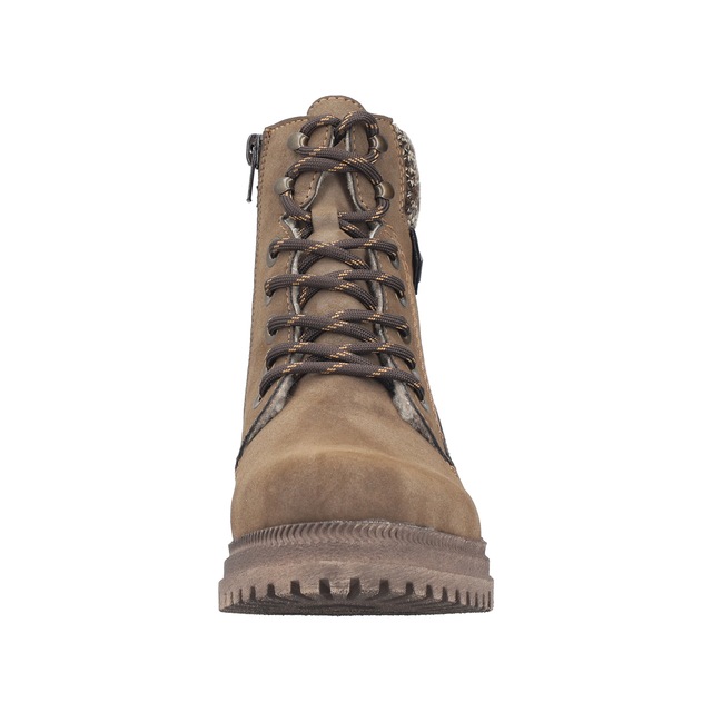 Rieker Winterboots Schnürboots, Schnürstiefelette mit Strickrand