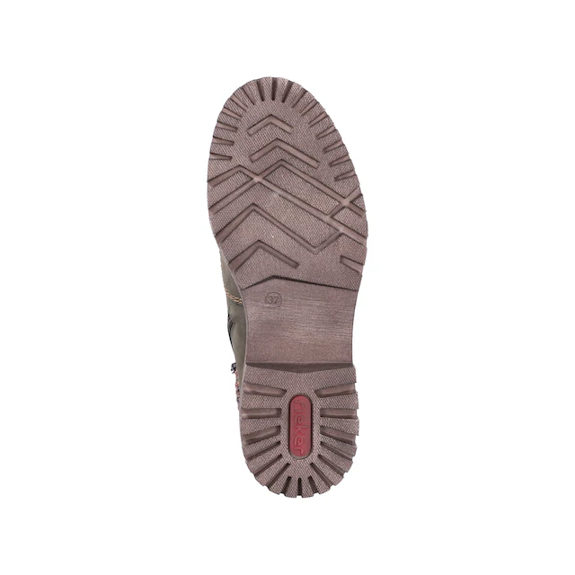 Rieker Winterboots Schnürboots, Schnürstiefelette mit Strickrand