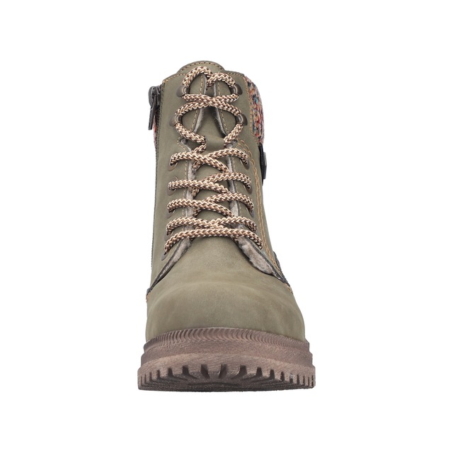 Rieker Winterboots Schnürboots, Schnürstiefelette mit Strickrand