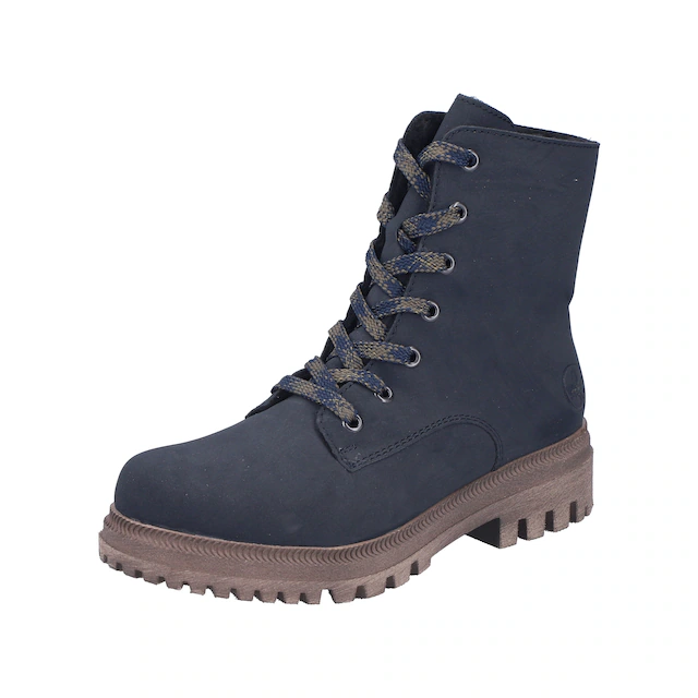 Rieker Winterboots Schnürboots, Schnürstiefelette mit zweckmäßigem Reißverschluss