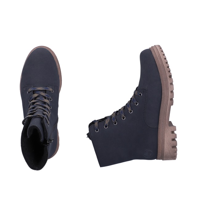 Rieker Winterboots Schnürboots, Schnürstiefelette mit zweckmäßigem Reißverschluss