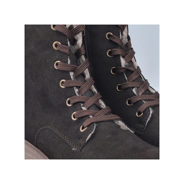Rieker Winterboots Schnürboots, Schnürstiefelette mit zweckmäßigem Reißverschluss