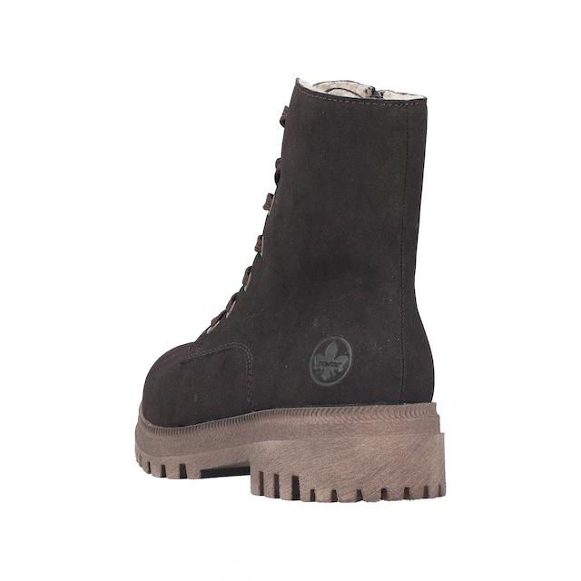 Rieker Winterboots Schnürboots, Schnürstiefelette mit zweckmäßigem Reißverschluss