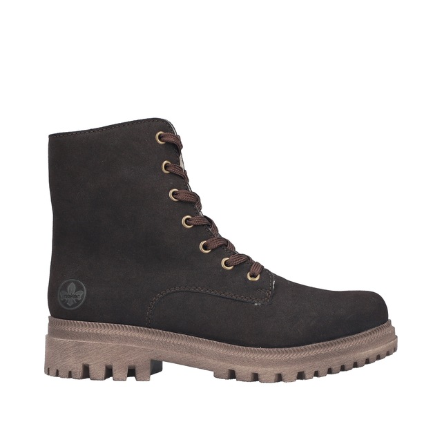 Rieker Winterboots Schnürboots, Schnürstiefelette mit zweckmäßigem Reißverschluss