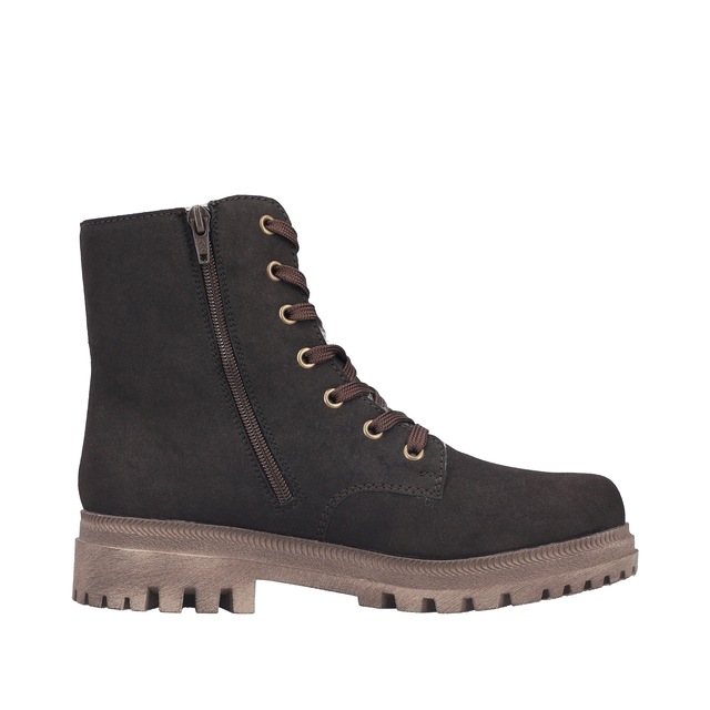 Rieker Winterboots Schnürboots, Schnürstiefelette mit zweckmäßigem Reißverschluss