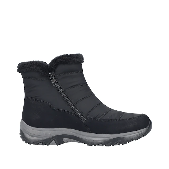 Rieker Winterboots Winterstiefelette, Snowboots mit Reißverschlüsse und Warmfutter