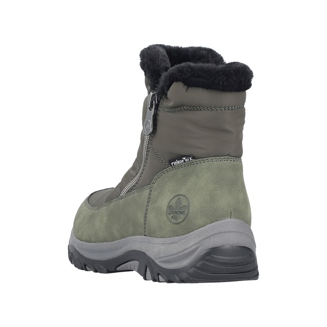 Rieker Winterboots Winterstiefelette, Snowboots mit Reißverschlüsse und Warmfutter