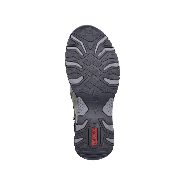 Rieker Winterboots Winterstiefelette, Snowboots mit Reißverschlüsse und Warmfutter