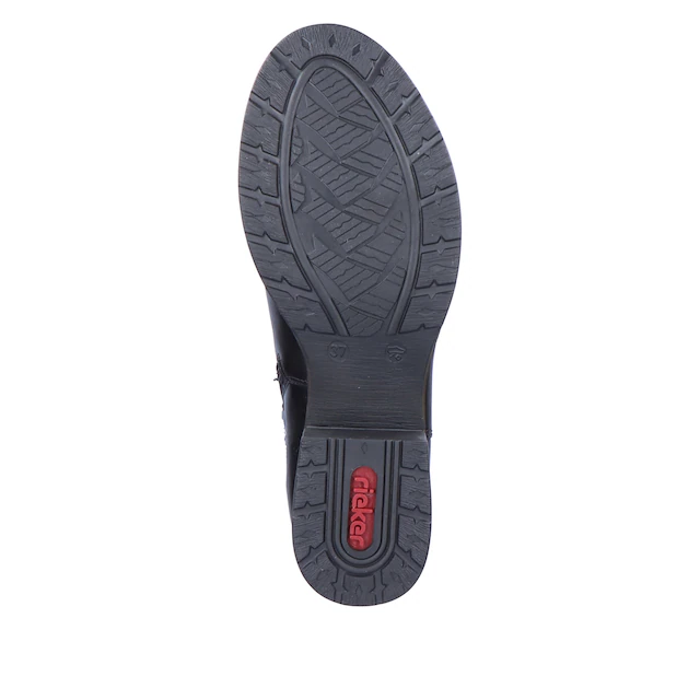 Rieker Stiefel Langschaftstiefel mit Stretch am Schaft, Blockabsatz