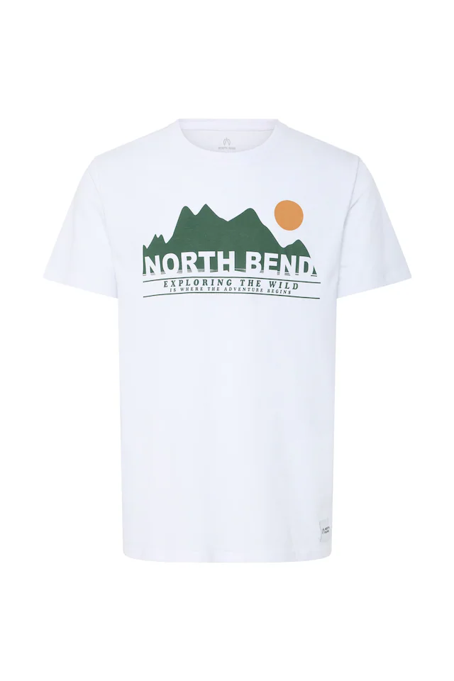 North Bend Rundhalsshirt »Rundhalsshirt NBCash«