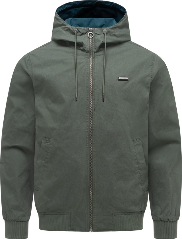 Ragwear Outdoorjacke »Stewie Vintage« mit Kapuze stylische Herren Übergangsjacke mit großer Kapuze