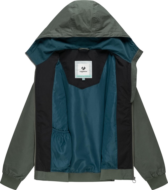 Ragwear Outdoorjacke »Stewie Vintage« mit Kapuze stylische Herren Übergangsjacke mit großer Kapuze