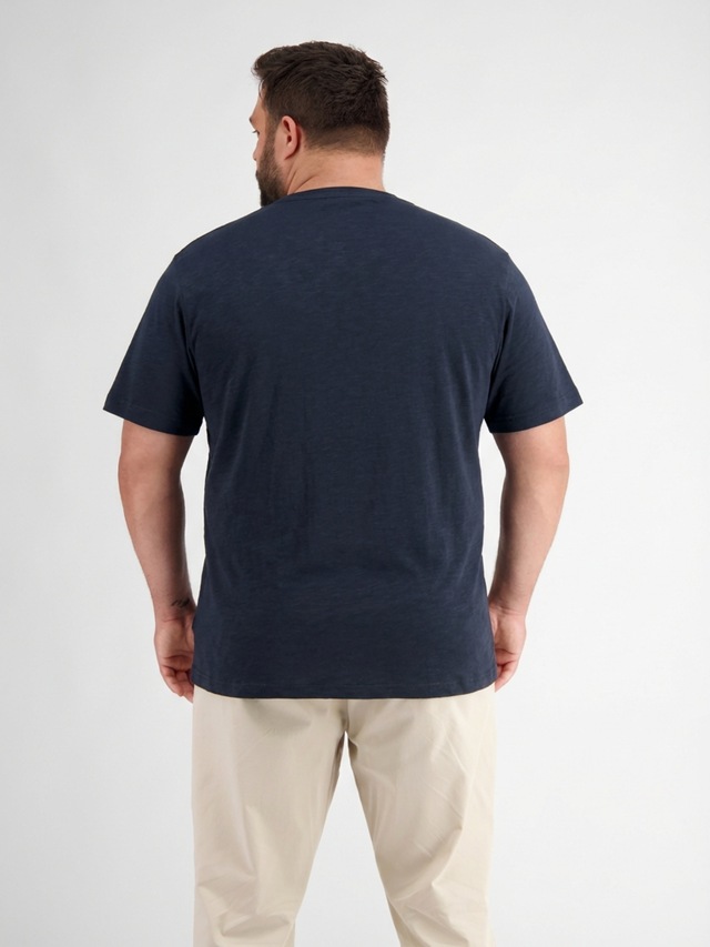LERROS T-Shirt »T-Shirt mit Rundhalsausschnitt, grosse Größen« Herren T-Shirt Übergröße, 100% Baumwolle, Einfarbig, Kurzarm