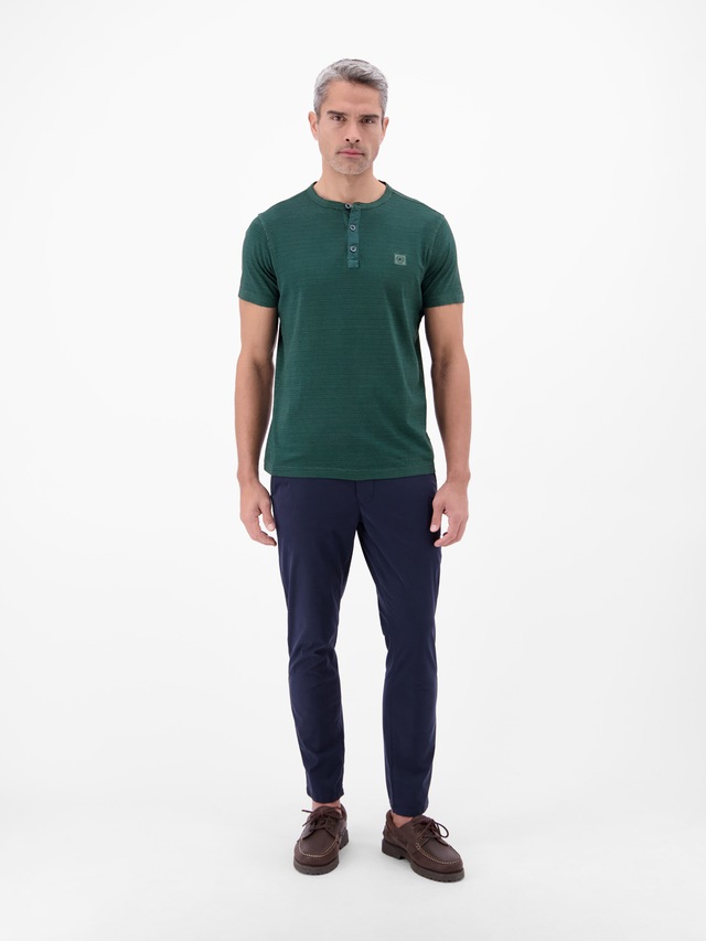 LERROS T-Shirt »T-Shirt in Fineliner-Optik, Rundhalsausschnitt«