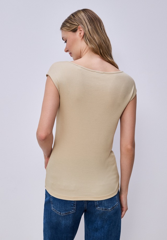 STREET ONE T-Shirt mit U-Boot-Ausschnitt