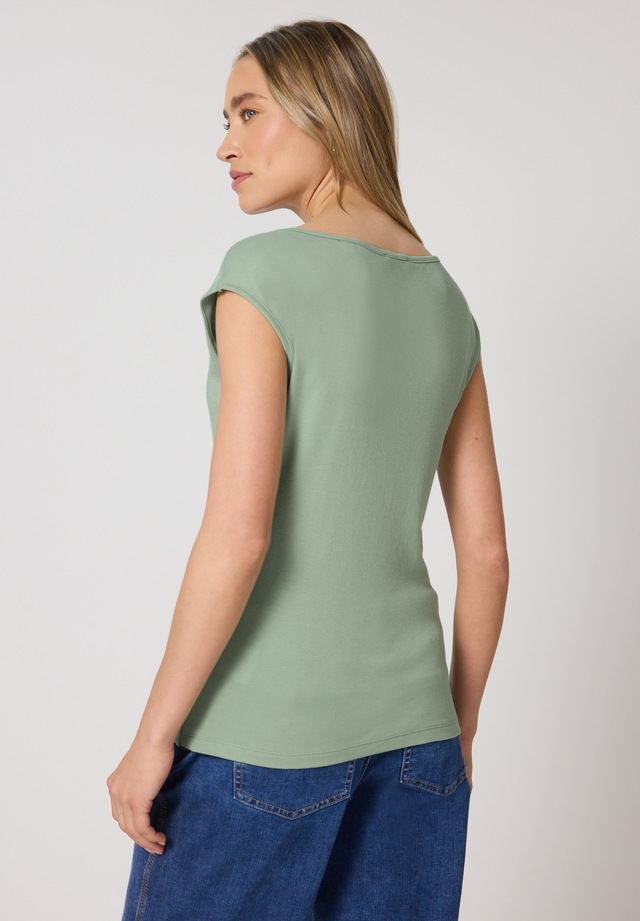 STREET ONE T-Shirt mit U-Boot-Ausschnitt