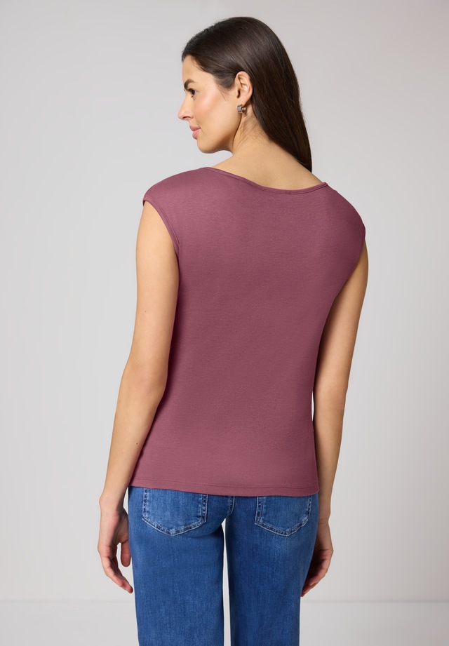 STREET ONE T-Shirt mit U-Boot-Ausschnitt