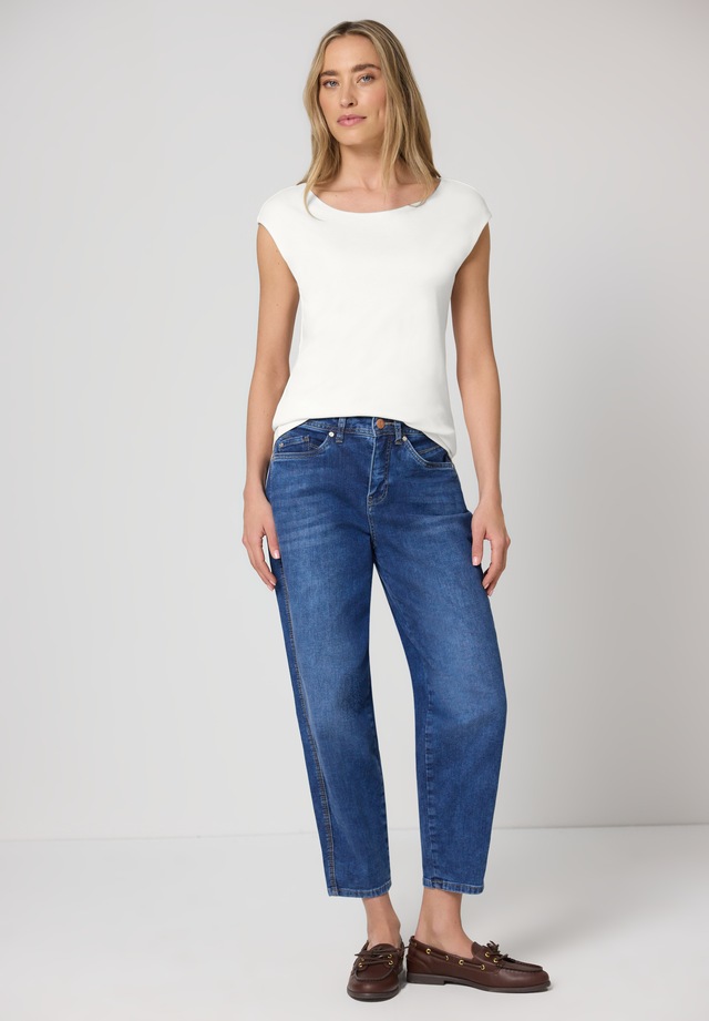 STREET ONE T-Shirt mit U-Boot-Ausschnitt