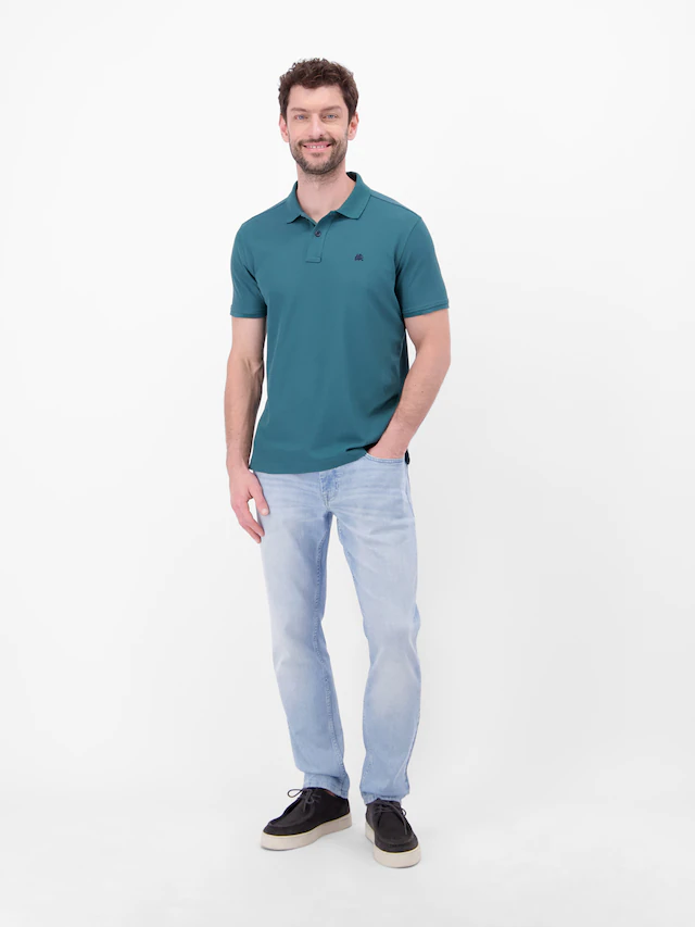 LERROS Poloshirt »Poloshirt Herren COOL & DRY atmungsaktiv Piqué« Trocknet schnell, angenehm kühl, pflegeleicht, kurzarm, einfarbig