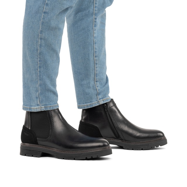 Rieker Chelseaboots Stiefelette, Casual-Boots mit Stretcheinsatz