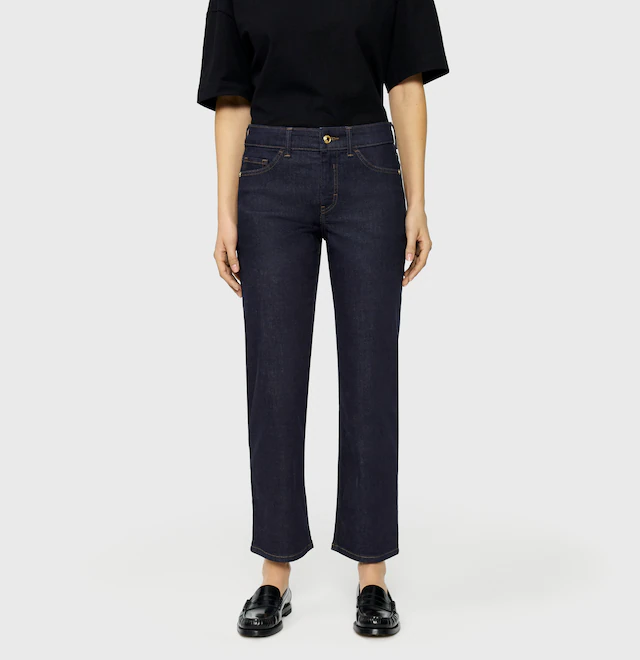 MAC Slim-fit-Jeans »CARRIE straight« Atmungsaktiver Ganzjahres-Denim