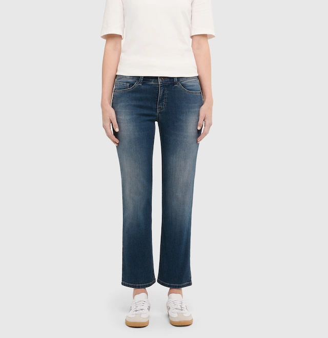 MAC Slim-fit-Jeans »CARRIE straight« Atmungsaktiver Ganzjahres-Denim