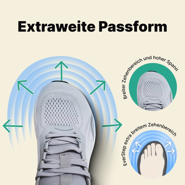 DOTALES Barfußschuh »Everstep Sportschuhe – Sneaker-Look Mit Barfußgefühl« Minimalschuhe, Turnschuhe
