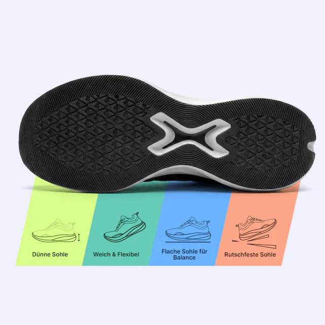 DOTALES Barfußschuh »Everstep Sportschuhe – Sneaker-Look Mit Barfußgefühl« Minimalschuhe, Turnschuhe