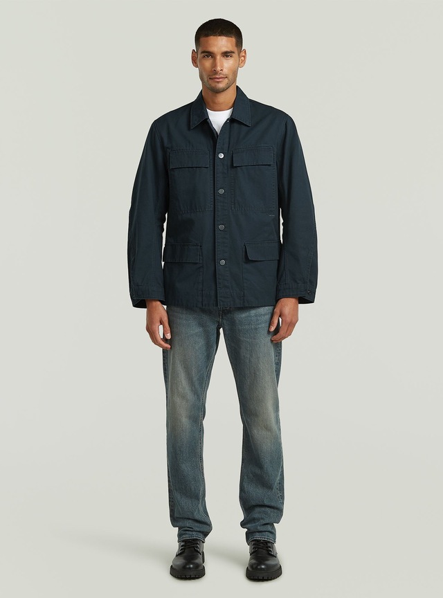 G-STAR Langarmshirt »Reversible 4 Pocket Hemd«