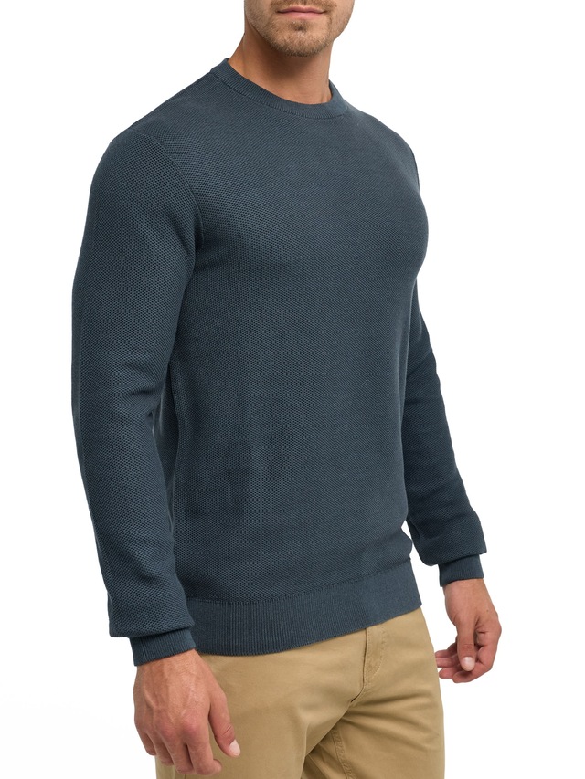 Indicode Rundhalspullover »INJexmon o-neck« Baumwolle, regular fit