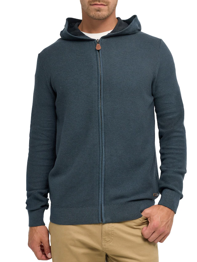 Indicode Kapuzenstrickjacke »INJexmon hoodie« Baumwolle, regular fit