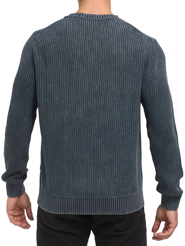 Indicode Rundhalspullover »INTorpedo« Baumwolle, regular fit