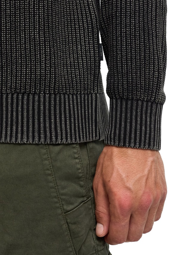 Indicode Rundhalspullover »INTorpedo« Baumwolle, regular fit