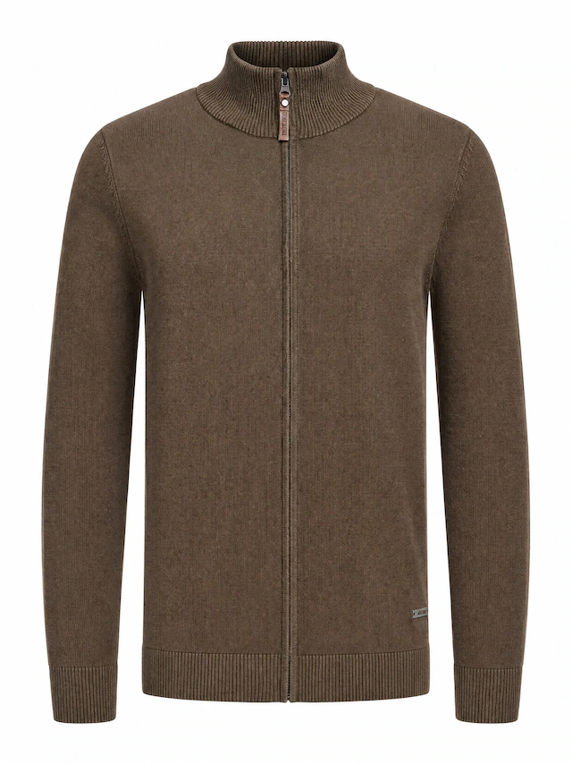 Indicode Strickjacke »INArkmill cardigan« Baumwolle, regular fit
